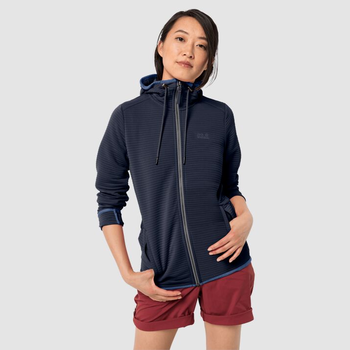 Chamarra Polar Jack Wolfskin Modesto Mujer Azul Marino Mexico-2568734